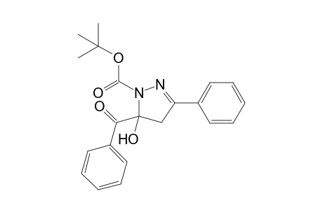 tert-butyl 5-benzoyl-5-hydroxy-3-phenyl-4,5-dihydro-1H-pyrazole-1-carboxylate