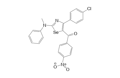 [4-(4'-Chlorophenyl)-2-[methyl (phenyl) amino)]-1,3-selenazol-5-yl] (4''-nitrophenyl)methanone