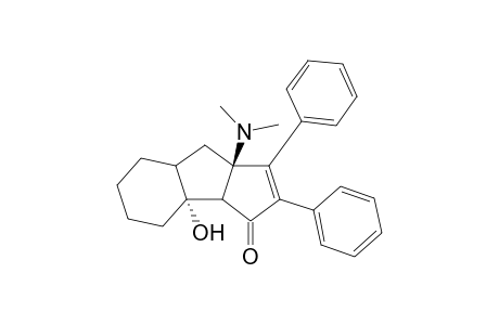 (3bR,8aR)-8a-(Dimethylamino)-3b-hydroxy-1,2-diphenyl-3b,4,5,6,7,7a,8,8a-octahydro-3aH-cyclopenta[a]inden-3-one