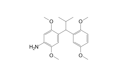 4-(1-(2,5-dimethoxyphenyl)-2-methylpropyl)-2,5-dimethoxyaniline