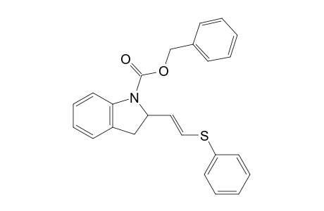 (phenylmethyl) 2-[(E)-2-phenylsulfanylethenyl]-2,3-dihydroindole-1-carboxylate