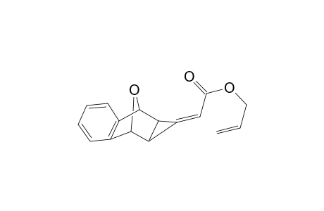 (Z)-allyl 2-((1aR,2S,7R,7aS)-1a,2,7,7a-tetrahydro-1H-2,7-epoxycyclopropa[b]naphthalen-1-ylidene)acetate