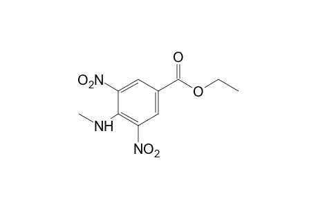 3,5-dinitro-p-(methylamino)benzoic acid, ethyl ester