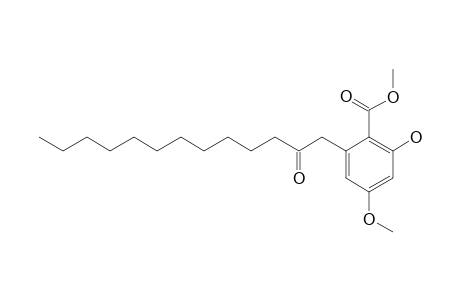 METHYL-2-HYDROXY-4-METHOXY-6-(2-OXOTRIDECYL)-BENZOATE