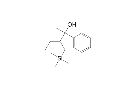 2-Phenyl-3-trimethylsilylmethylpentan-2-ol