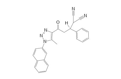 (S)-2-(3-(5-methyl-1-(naphthalen-2-yl)-1H-1,2,3-triazol-4-yl)-3-oxo-1-phenylpropyl)malononitrile