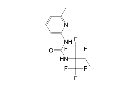 N-[1,1-bis(trifluoromethyl)propyl]-N'-(6-methyl-2-pyridinyl)urea