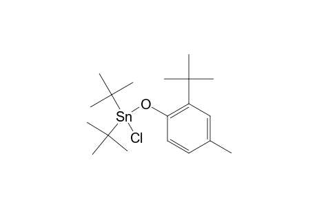 N-BU2SNCL(O-C6H3BU-2-ME-4)