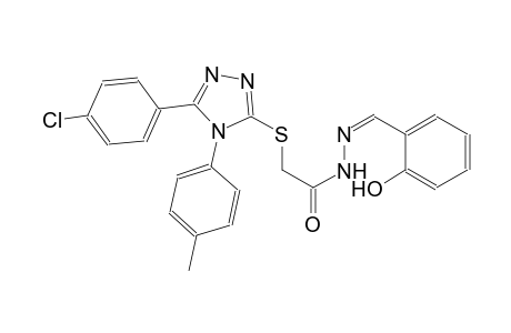 acetic acid, [[5-(4-chlorophenyl)-4-(4-methylphenyl)-4H-1,2,4-triazol-3-yl]thio]-, 2-[(Z)-(2-hydroxyphenyl)methylidene]hydrazide