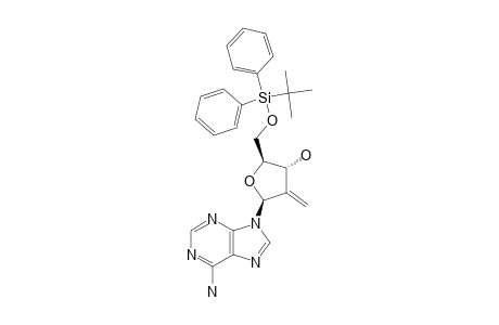 9-(5-O-TBDPS-2-DEOXY-2-METHYLENE-BETA-D-ERYTHRO-PENTOFURANOSYL)-ADENINE