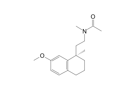 N-[2-[(1R)-7-methoxy-1-methyl-3,4-dihydro-2H-naphthalen-1-yl]ethyl]-N-methyl-ethanamide
