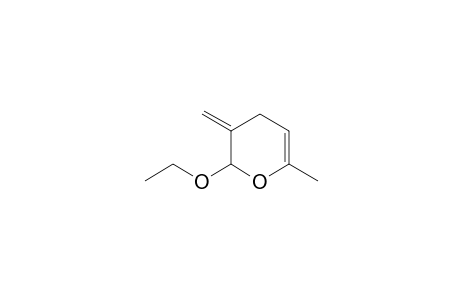 2-ethoxy-3,4-dihydro-6-methyl-3-methylene-2H-pyran
