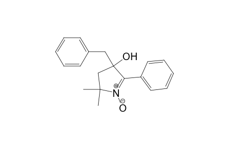 2H-Pyrrol-4-ol, 3,4-dihydro-2,2-dimethyl-5-phenyl-4-(phenylmethyl)-, 1-oxide