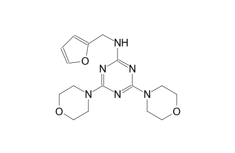 1,3,5-triazin-2-amine, N-(2-furanylmethyl)-4,6-di(4-morpholinyl)-