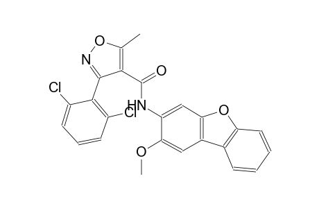 3-(2,6-dichlorophenyl)-N-(2-methoxydibenzo[b,d]furan-3-yl)-5-methyl-4-isoxazolecarboxamide
