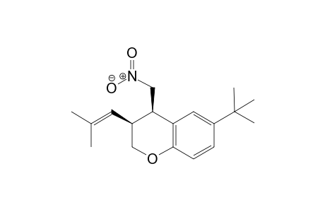 (3S,4R)-6-(tert-Butyl)-3-(2-methylprop-1-en-1-yl)-4-(nitromethyl)chroman
