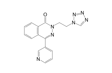 4-(3-pyridinyl)-2-[2-(1-tetrazolyl)ethyl]-1-phthalazinone