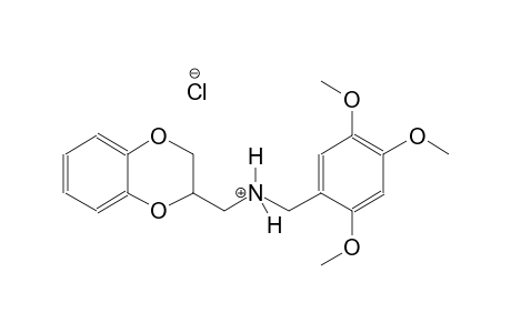 1,4-benzodioxin-2-methanaminium, 2,3-dihydro-N-[(2,4,5-trimethoxyphenyl)methyl]-, chloride