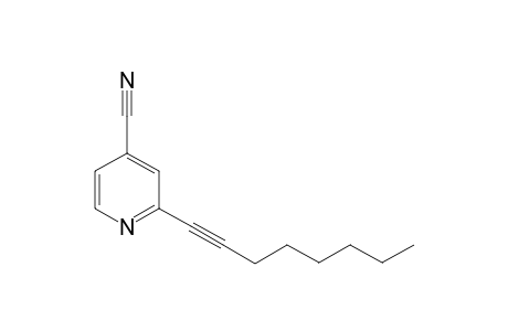 2-(oct-1-yn-1-yl)isonicotinonitrile