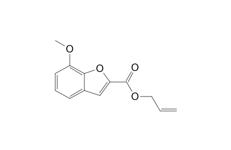 Allyl 7-methoxy-2-benzo[b]furancarboxylate