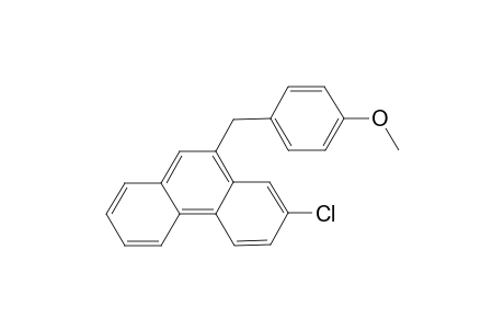 10-(4-Methoxybenzyl)-2-chlorophenanthrene