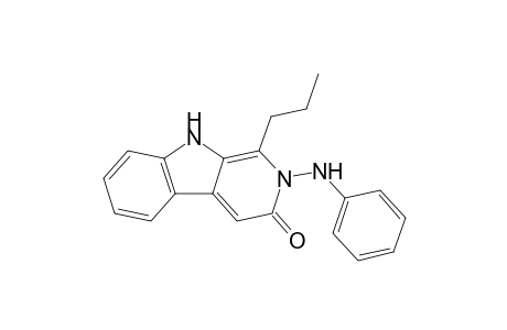 2-Anilino-1-propyl-2,9-dihydro-3H-.beta.-carbolin-3-one
