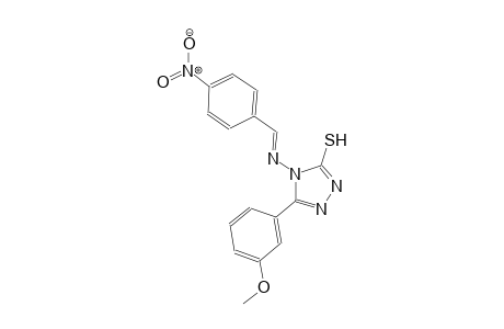 5-(3-methoxyphenyl)-4-{[(E)-(4-nitrophenyl)methylidene]amino}-4H-1,2,4-triazole-3-thiol