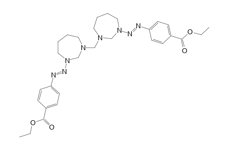 ETHYL-4-(2-[3-[(3-[2-[4-(ETHOXYCARBONYL)-PHENYL]-1-DIAZENYL]-1,3-DIAZEPAN-1-YL)-METHYL]-1,3-DIAZEPAN-1-YL]-1-DIAZENYL)-BENZOATE