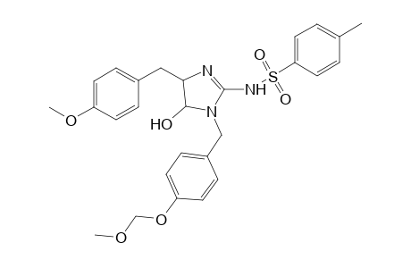 1-(4-Methoxymethylenoxy)benzyl-4-(4-methoxybenzyl)-5-hydroxy-2-tosylamino-4,5-dihydroimidazole