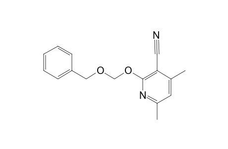 2-BENZYLOXYMETHYLOXY-4,6-DIMETHYLPYRIDINE-3-CARBONITRILE