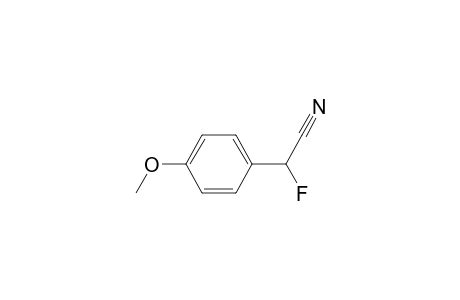 2-Fluoranyl-2-(4-methoxyphenyl)ethanenitrile