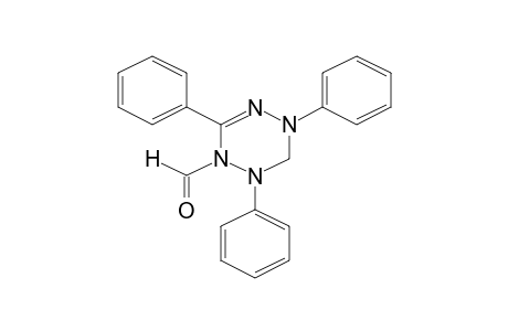 2,4,6-Triphenyl-3,4-dihydro-2H-[1,2,4,5]tetrazine-1-carboxaldehyde