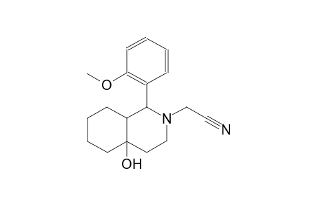 (4a-hydroxy-1-(2-methoxyphenyl)octahydro-2(1H)-isoquinolinyl)acetonitrile