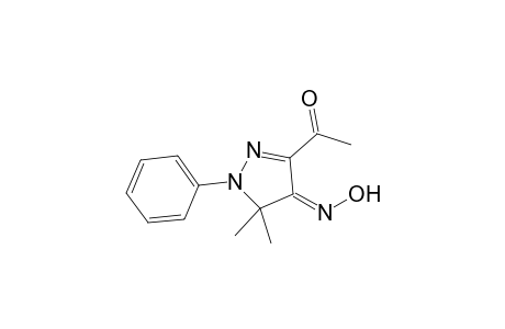 3-Acetyl-4-hydroxyimino-5,5-dimethyl-1-phenyl-2-pyrazoline
