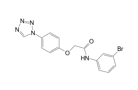 Acetamide, N-(3-bromophenyl)-2-[4-(1-tetrazolyl)phenoxy]-