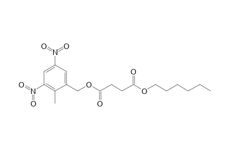 Succinic acid, 3,5-dinitro-2-methylbenzyl hexyl ester