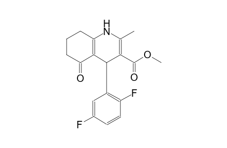 Methyl 4-(2,5-difluorophenyl)-2-methyl-5-oxo-1,4,5,6,7,8-hexahydro-3-quinolinecarboxylate
