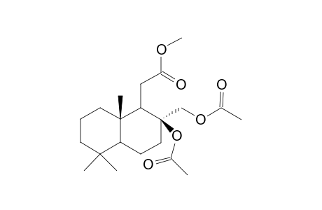 methyl 8,17-diacetoxy-13,14,15,16-tetrahydrolabdan-12-oate