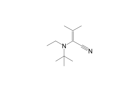 2-[tert-butyl(ethyl)amino]-3-methyl-2-butenenitrile