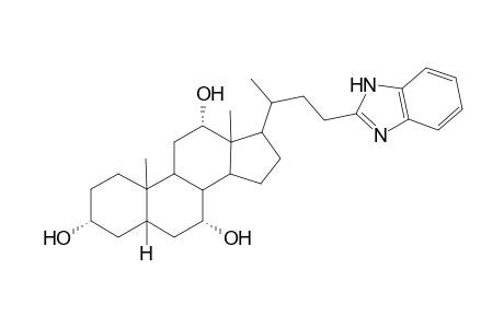 23-(Benzimidazol-2'-yl)nor-cholan-3.alpha.,7.alpha.,12.alpha.-triol
