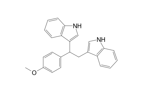 3,3'-(1-(4-Methoxyphenyl)ethane-1,2-diyl)bis(1H-indole)