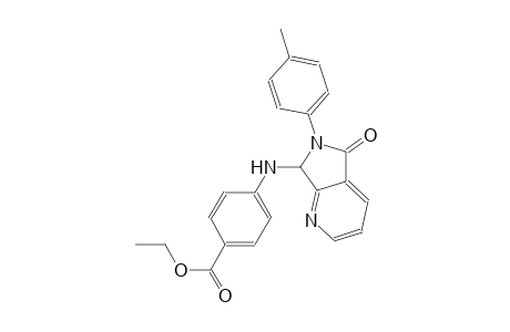 benzoic acid, 4-[[6,7-dihydro-6-(4-methylphenyl)-5-oxo-5H-pyrrolo[3,4-b]pyridin-7-yl]amino]-, ethyl ester
