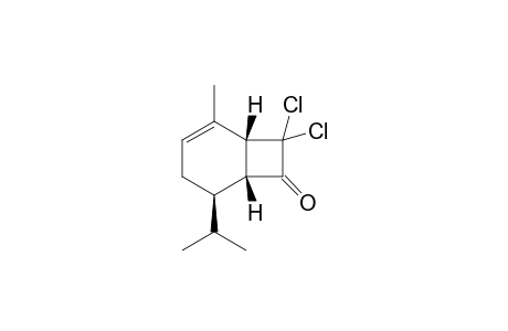 (1R, 5R, 6R)-8,8-Dichloro-5-isopropyl-2-methylbicyclo[4.2.0]oct-2-en-7-one