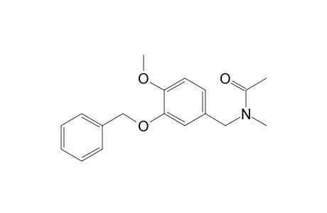 Acetamide, N-[[4-methoxy-3-(phenylmethoxy)phenyl]methyl]-N-methyl-