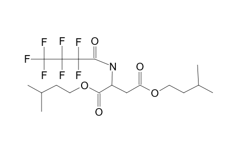 bis(3-Methylbutyl) N-heptafluorobutyrylaspartate