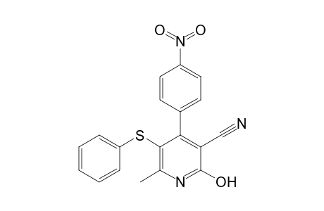 2-Hydroxy-6-methyl-4-(4'-nitrophenyl)-5-(phenylthio)pyridine-3-carbonitrile