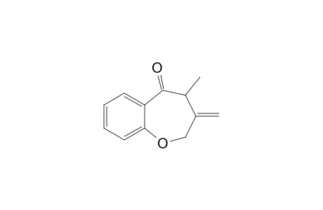 1-Benzoxepin-5(2H)-one, 3,4-dihydro-4-methyl-3-methylene-