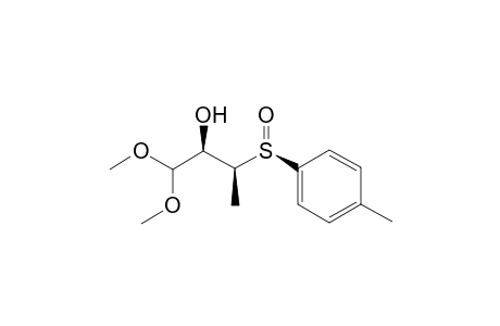 (R2,S3,Rs)-2-Hydroxy-3-(p-tolylsulfinyl)butanal dimethyl acetal