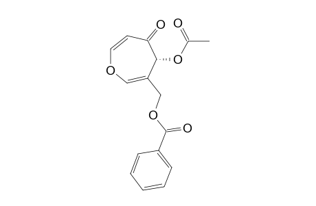 GRANDIUVAONE;5-R-ACETOXY-6-BENZOYLOXYMETHYL-5-H-OXEPIN-4-ONE