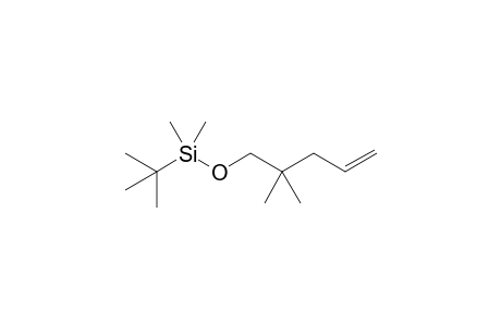 1-[tert-Butyl(dimethyl)silyloxy]-2,2-dimethylpent-4-ene